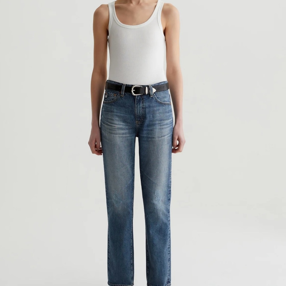 Saige AG-ED™ MID-RISE STRAIGHT LEG DENIM